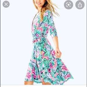 Lilly Pulitzer high low wrap dress
